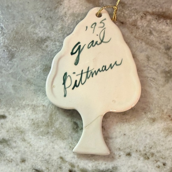 Gail Pittman 1st day of Christmas partridge in a pear tree ornament - Picture 3 of 4
